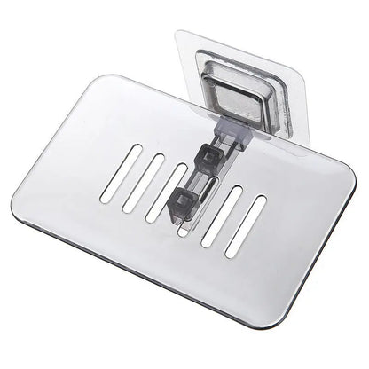No Drilling Wall Mounted Soap Rack with Double Layer Design - Smarsty