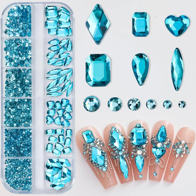 Mini Caviar Beads Nail Art Set with Magnetic Pen - Smarsty