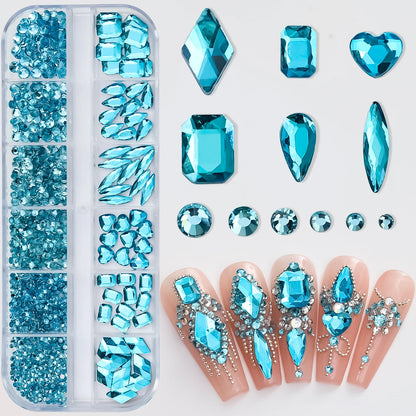 Mini Caviar Beads Nail Art Set with Magnetic Pen - Smarsty