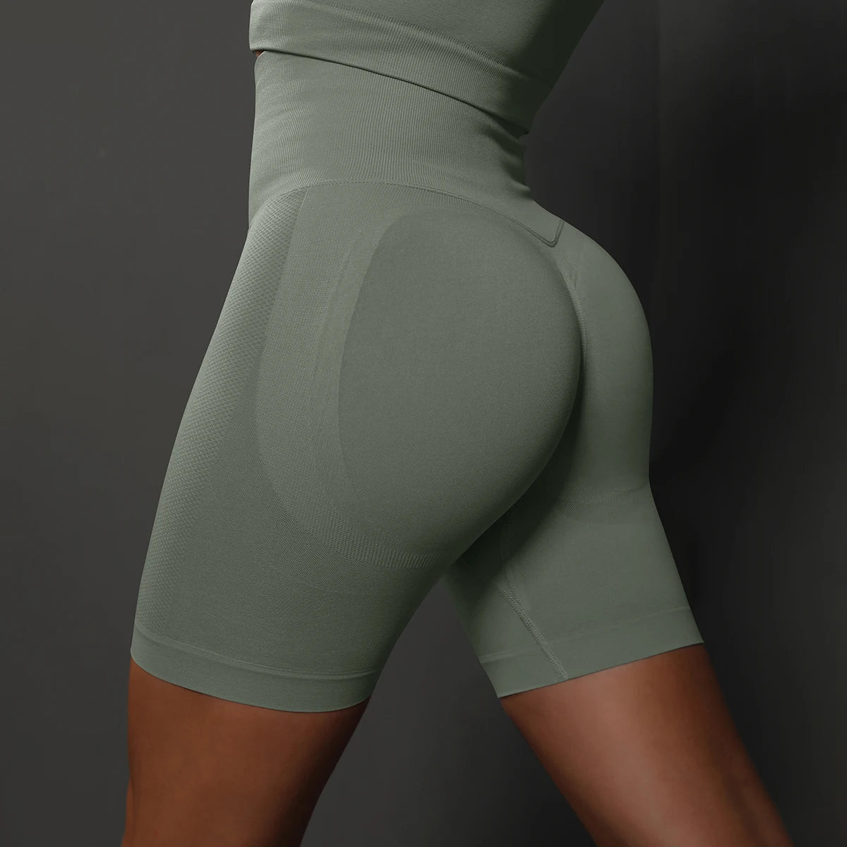 Yoga Shorts Women Sports Shorts Seamless Gym Workout Shorts High Waist Push Up Fitness Sports Shorts Cycling Shorts - Smarsty