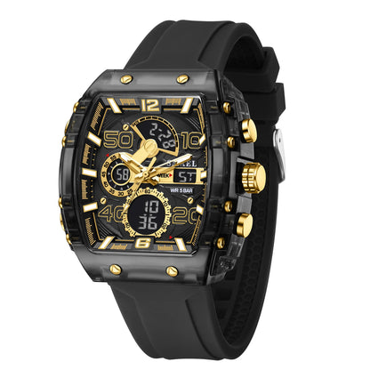 SMAEL 8109 Waterproof Luminous Dual Display Watch - Smarsty