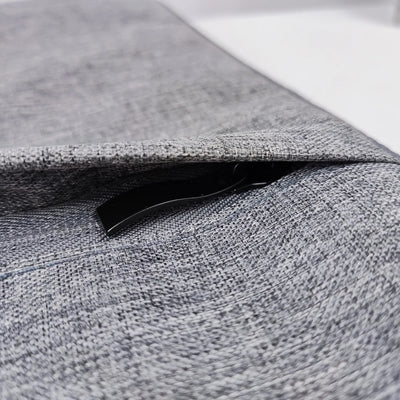 Denim Laptop Sleeve With Padded Inner Compartment Zipper - Smarsty