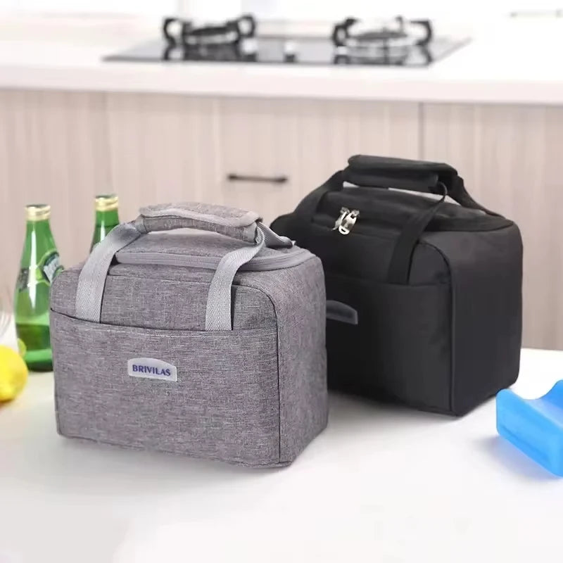 Insulated Portable Lunch Bag For Women Office Tote Compact - Smarsty