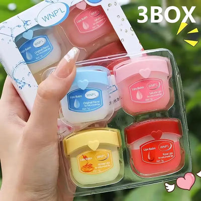 Moisturizing Fruit Lip Balm Set for Soft Lips - Smarsty