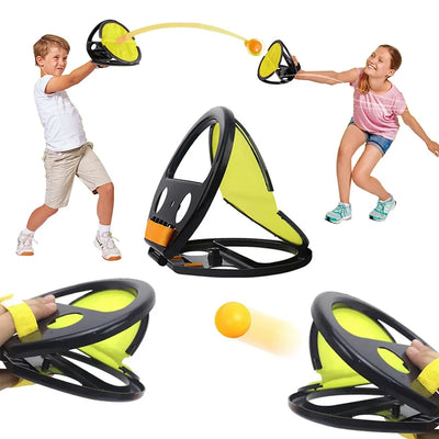 Catch Ball Game for Adult Kid Outdoor Indoor Funny Interaction Sensory Sport Toy Training Hand Eye Coordination Parent Child Toy - Smarsty