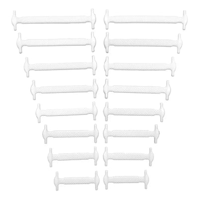 16pcs Silicone Shoelaces No Tie Shoelaces Without Ties Elastic Lace Shoelace Kids Adult Creative Lazy Silicone Laces Rubber Lace - Smarsty
