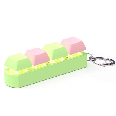 4 Keys Keyboard Keycaps Fidget Toy DIY Finger Keycaps Party Stress Relief Keyboard Caps Finger Button Fidget Decompression Toys - Smarsty