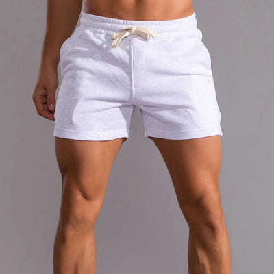 Cotton Running Shorts For Men Gym Fitness Home Casual Sport Underwear Yoga Workout Training Loose Boxers Super Short Pants Sweat - Smarsty