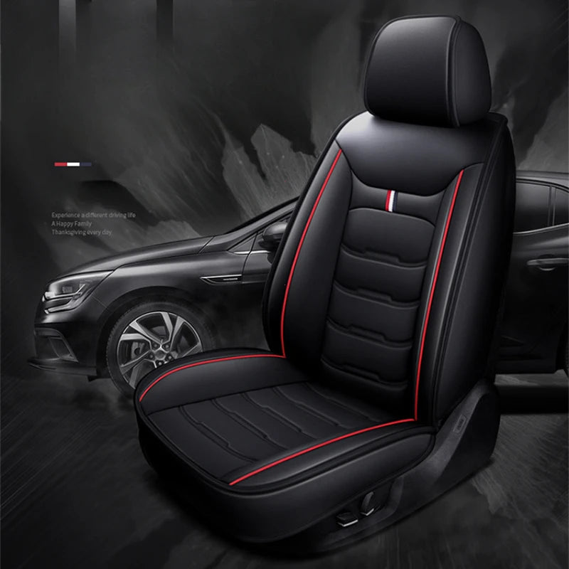 PU Leather Car Seat Cover Four Seasons Universal Fit - Smarsty