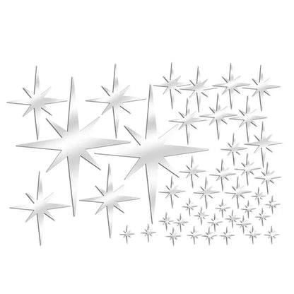 Star Mirror Wall Stickers for Stunning Home Decor - Smarsty