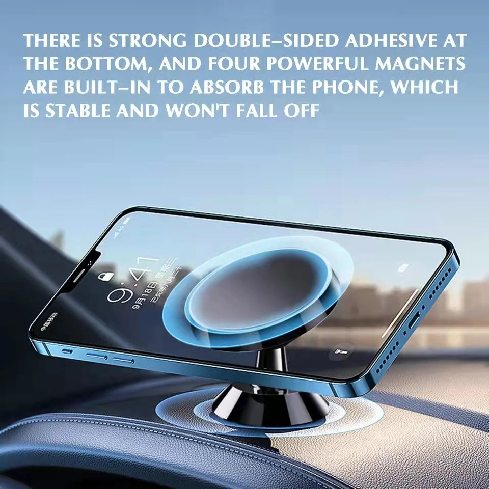 Magnetic Car Phone Holder Mount For GPS And iPhone Plus - Smarsty