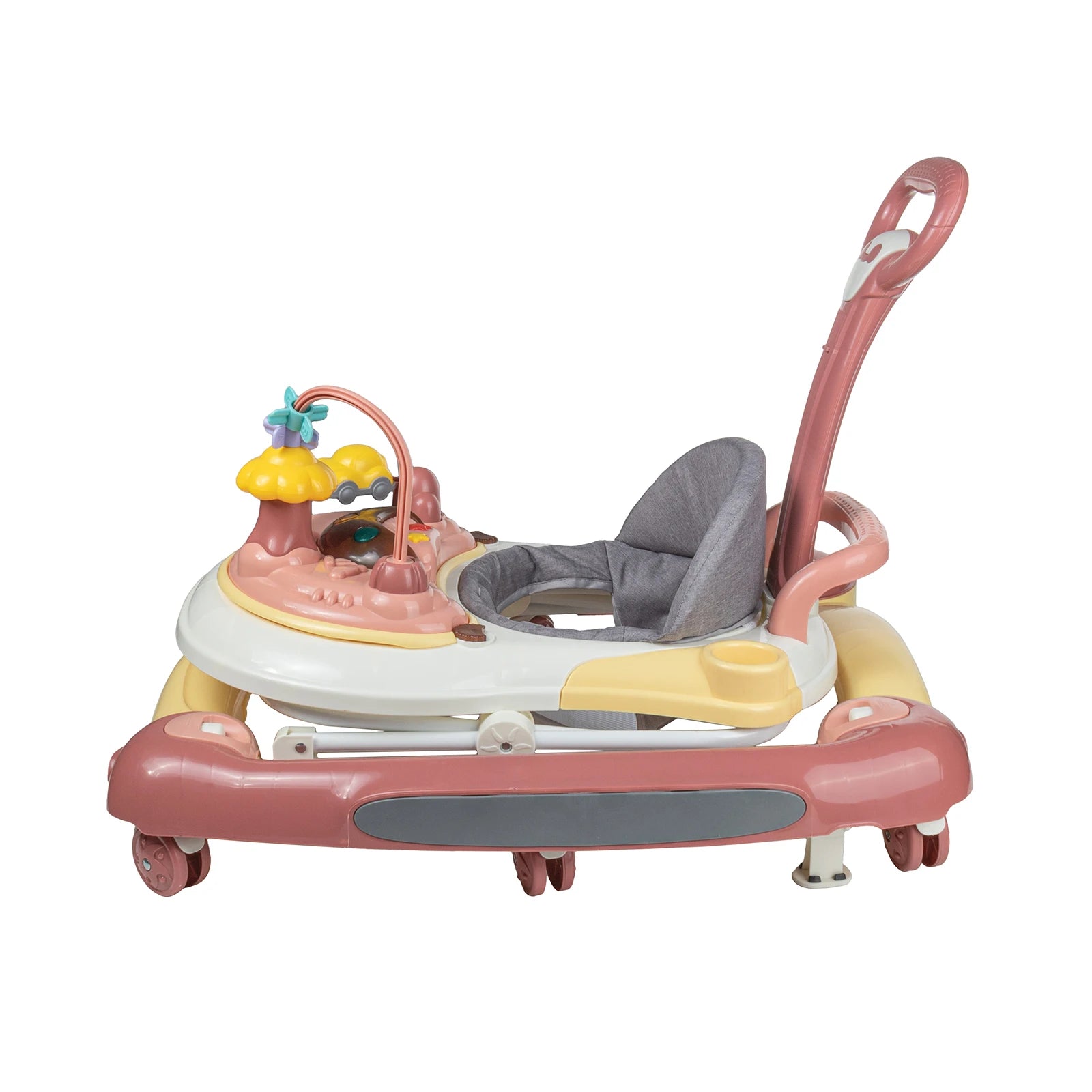 Baby Walkers With Universal Wheel Anti-Roll Anti O-Leg Walker Handcart Learning Start Walker Foldable Multifunction