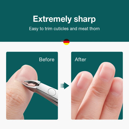 Stainless Steel Cuticle Nipper and Pusher Tool - Smarsty
