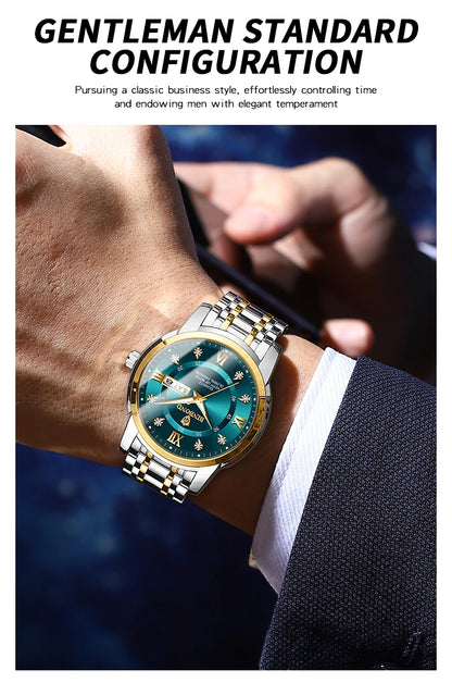 Luxury Waterproof Diver Watch for Men 30ATM - Smarsty