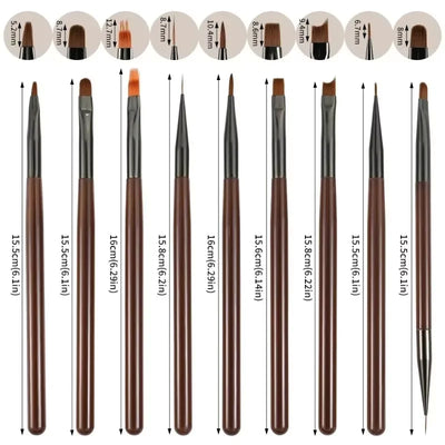 Nail Art Design Pen Set for DIY Manicure - Smarsty