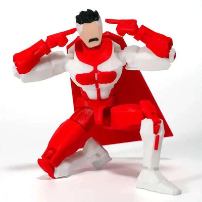 3D Printed Superheroes Invincible 2.0 Anime Multi-Jointed Shapeshift Toys Action Figures Mannequin Model Ornaments Gifts - Smarsty