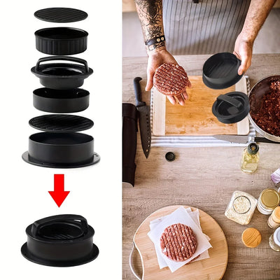 1 Set, Suitable for RV Kitchen, Non-stick Hamburger Machine, Meat Pie Machine Mold, Suitable for Meat Milk Cheese Vegetables - Smarsty