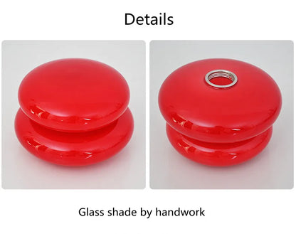 Trichromatic Dimming Macaron Glass Table Lamp for Cozy Bedrooms - Smarsty