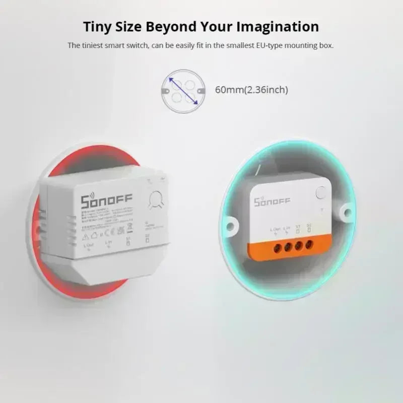 SONOFF ZBMINI L2 Zigbee Smart Switch No Neutral Required - Smarsty