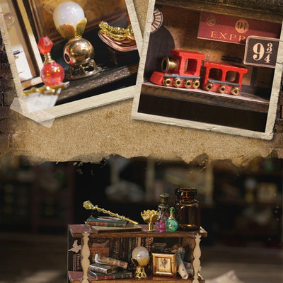 Magical Doll House Wooden Miniature DIY Assembly Building Model Kit Production of Small Room Toys Decorations with Furniture by Smarsty