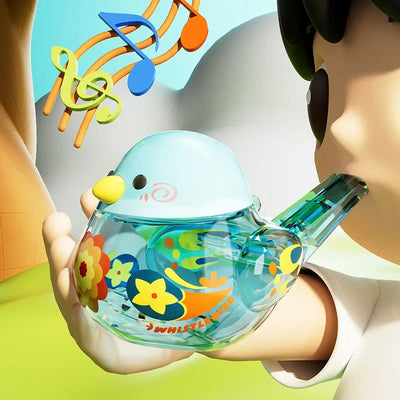 Bird's Call for Babies Water Bird Whistle for Infants Children Toys Can Add Water To Whistle for Training Toy Musical Instrume - Smarsty