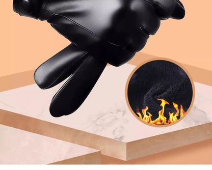 Men's Waterproof Winter Cycling Gloves Warm Cold Protection - Smarsty