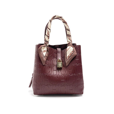 Large Capacity Handbag With Lock Design Luxury Crossbody - Smarsty