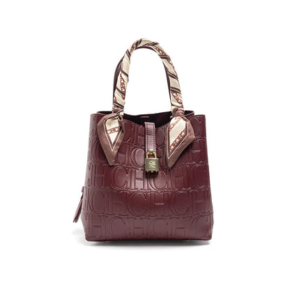 Large Capacity Handbag With Lock Design Luxury Crossbody - Smarsty