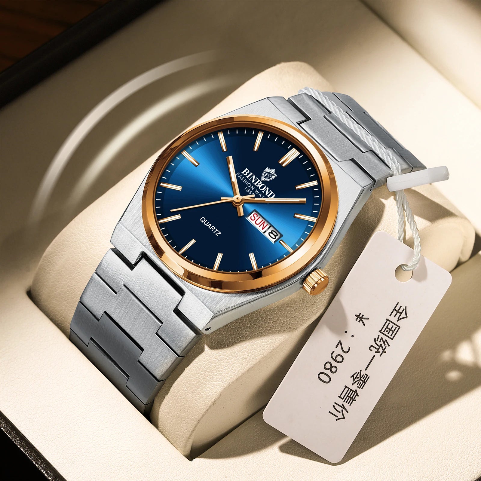 Luxury Waterproof Quartz Men's Watch with Luminous Features - Smarsty