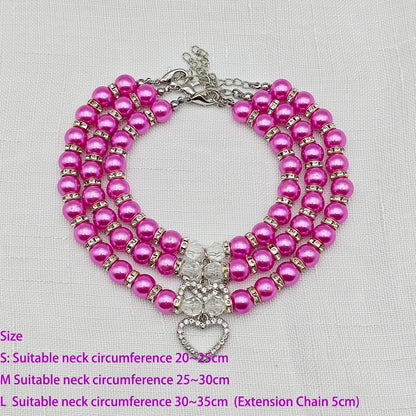 Cute Adjustable Pet Necklace with Heart Pendant - Smarsty