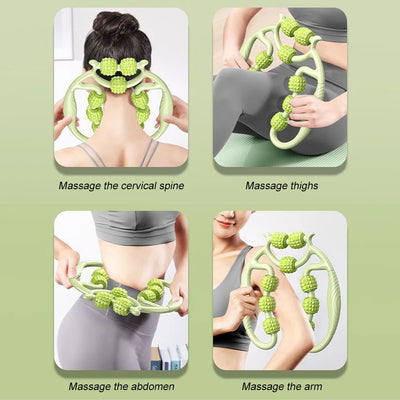 Portable Round Massager Roller for Targeted Cellulite Relief - Smarsty