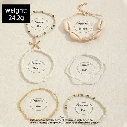 Bohemian Ocean Style Starfish Shell Bracelets for Women - Smarsty