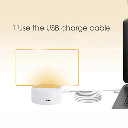 DIY Notepad LED Drawing Board With Erasable Pen - Smarsty