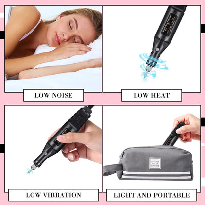 Electric Nail Sander Set for Professional Manicure - Smarsty