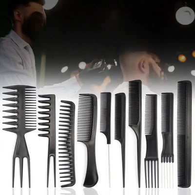 Durable Plastic Hair Comb with Round Teeth for Gentle Styling - Smarsty