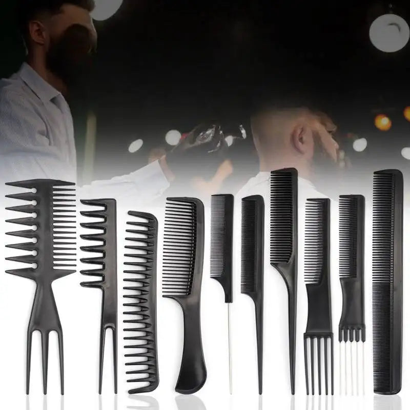 Durable Plastic Hair Comb with Round Teeth for Gentle Styling - Smarsty