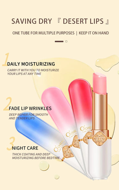 O'CHEAL Color Changing Lip Balm Moisturizing And Waterproof - Smarsty