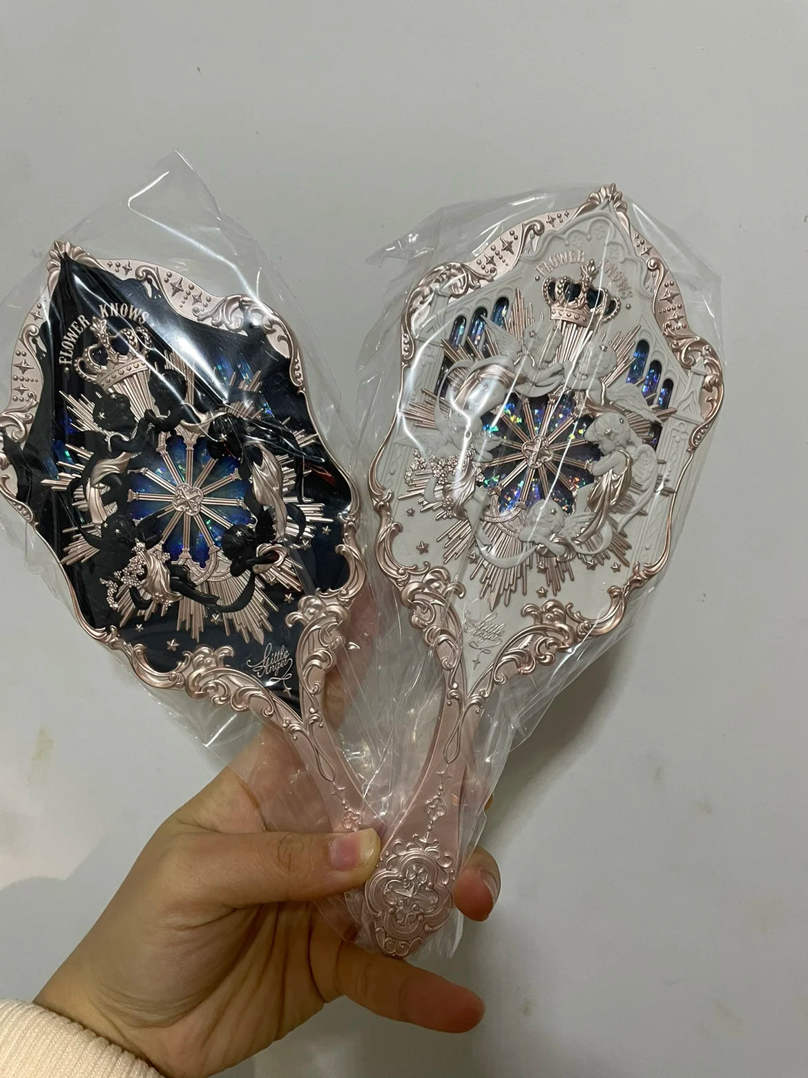 Flower Knows Angel Series Handheld Mirror Stylish and Portable - Smarsty