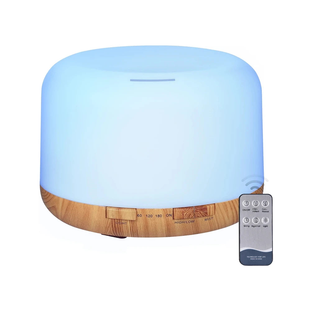 USB Aroma Diffuser with Remote Control and Colorful Lights - Smarsty