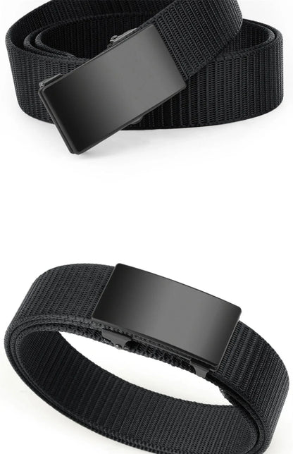 Men's Quick Release Canvas Belt Durable Outdoor Sports - Smarsty