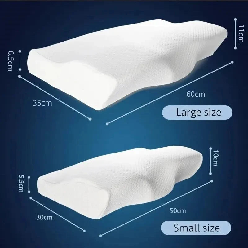 Memory Foam Orthopedic Neck Pillow for Pain Relief - Smarsty