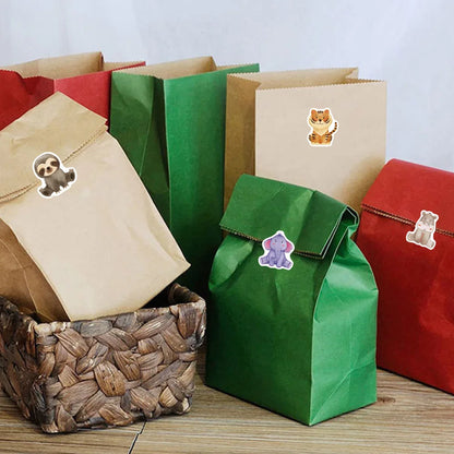 500Pcs/Roll Heterotypic Grassland Animals Stickers 2.5cm/1.0'' Graffiti Game Art Labels Learning Rewards, Adorn Gifts - Smarsty