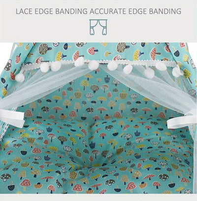 Cat and dog nests, summer semi-enclosed houses, cool mats, foldable outdoor pet tents, tent supplies