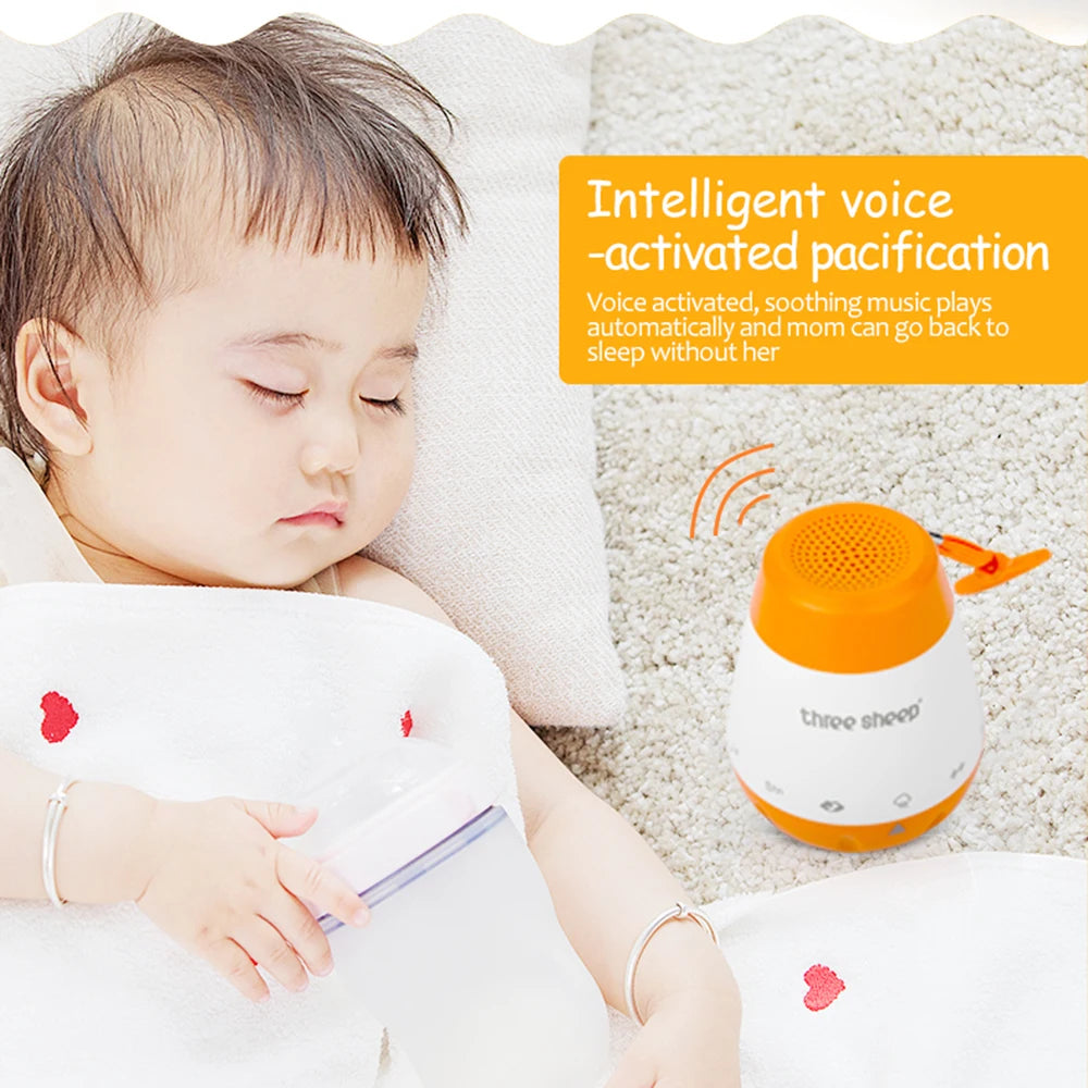 Calming Baby White Noise Machine With Voice Sensor Bedtime - Smarsty