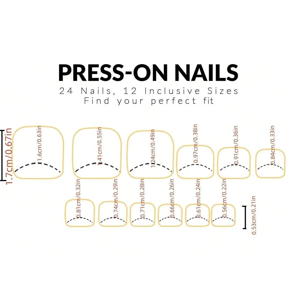 Medium Pink Candy Color Press On Nails Set - Smarsty