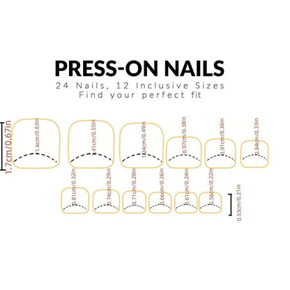 Medium Pink Candy Color Press On Nails Set - Smarsty