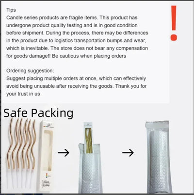 6/12/48pcs/1case Birthday Candles Spiral Cake Candles  Long Thin Cake Candles For Wedding Party And Cake Decoration - Smarsty