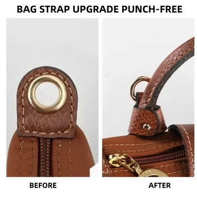 Bag Straps Set For Longchamp Leather Accessories Diy Mini Transformation Punch Free Shoulder Crossbody Conversion 100-120cm - Smarsty