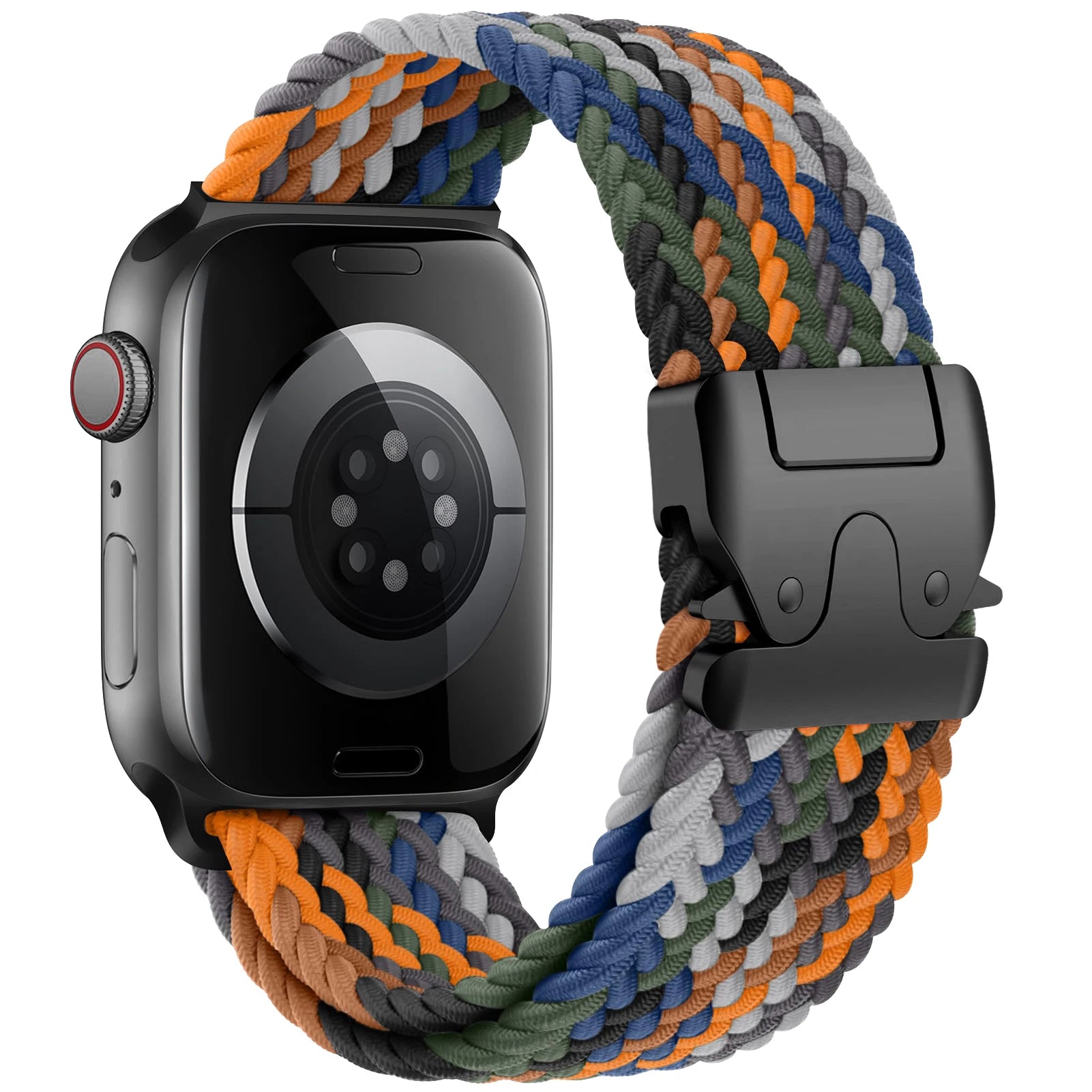 Parachute Straps for Apple watch 10 Band 46mm 42mm 45mm Ultra 49mm 44mm 41mm Braided bracelet correa iWatch Series 9 8 SE 5 6 7 - Smarsty