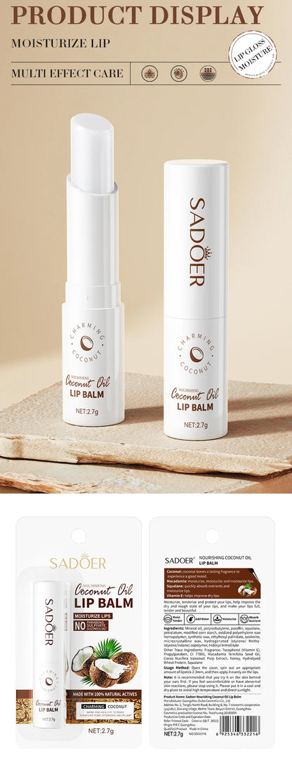 Coconut Lip Balm for Lasting Moisture and Nourishment - Smarsty